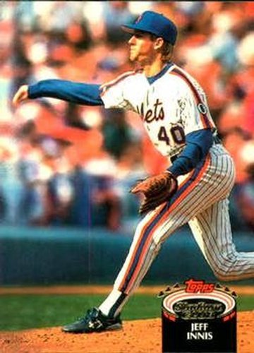 #863 Jeff Innis - New York Mets - 1992 Stadium Club Baseball