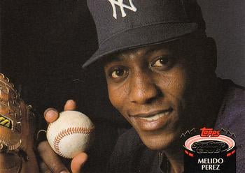 #869 Melido Perez - New York Yankees - 1992 Stadium Club Baseball