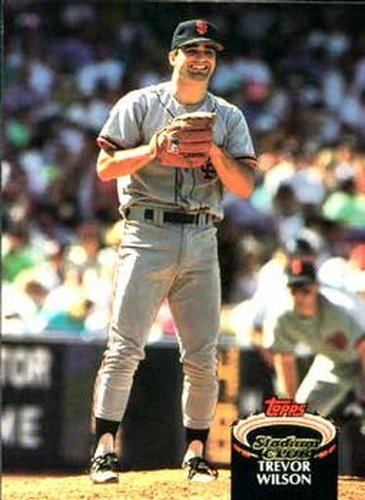 #86 Trevor Wilson - San Francisco Giants - 1992 Stadium Club Baseball