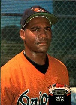 #871 Alan Mills - Baltimore Orioles - 1992 Stadium Club Baseball