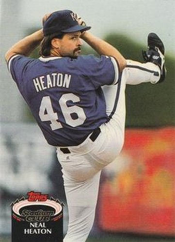 #877 Neal Heaton - Kansas City Royals - 1992 Stadium Club Baseball