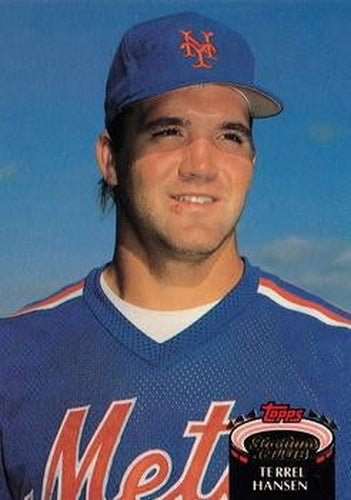 #878 Terrel Hansen - New York Mets - 1992 Stadium Club Baseball