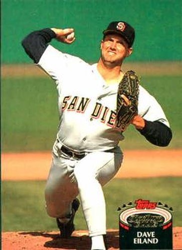 #879 Dave Eiland - San Diego Padres - 1992 Stadium Club Baseball