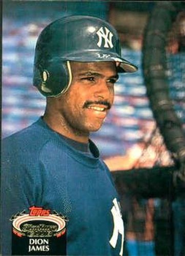 #884 Dion James - New York Yankees - 1992 Stadium Club Baseball