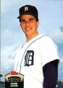 #889 Mark Leiter - Detroit Tigers - 1992 Stadium Club Baseball