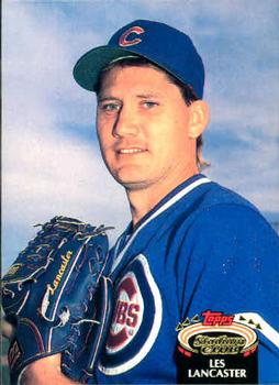 #88 Les Lancaster - Chicago Cubs - 1992 Stadium Club Baseball