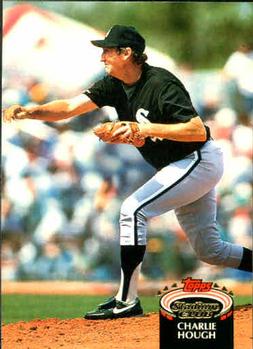 #894 Charlie Hough - Chicago White Sox - 1992 Stadium Club Baseball