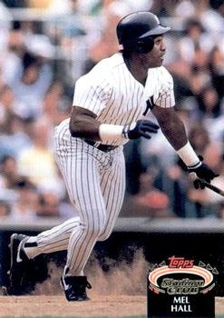 #9 Mel Hall - New York Yankees - 1992 Stadium Club Baseball
