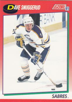 #206 Dave Snuggerud - Buffalo Sabres - 1991-92 Score Canadian Hockey