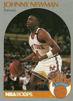 #206 Johnny Newman - New York Knicks - 1990-91 Hoops Basketball