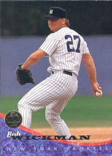 #206 Bob Wickman - New York Yankees - 1994 Leaf Baseball