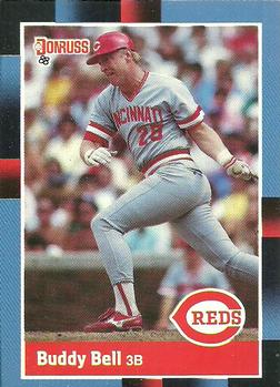#206 Buddy Bell - Cincinnati Reds - 1988 Donruss Baseball