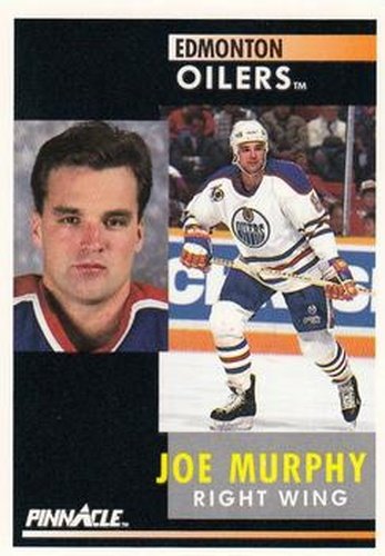 #206 Joe Murphy - Edmonton Oilers - 1991-92 Pinnacle Hockey
