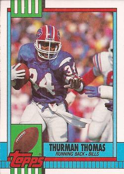 #206 Thurman Thomas - Buffalo Bills - 1990 Topps Football