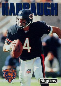 #206 Jim Harbaugh - Chicago Bears - 1992 SkyBox Impact Football