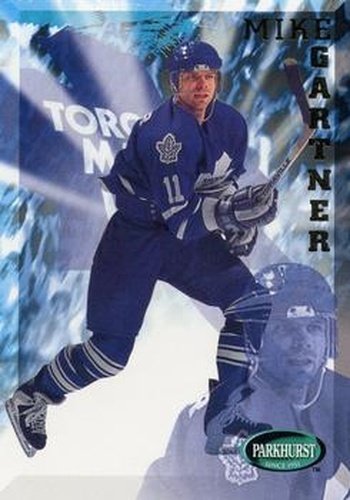#206 Mike Gartner - Toronto Maple Leafs - 1995-96 Parkhurst International Hockey