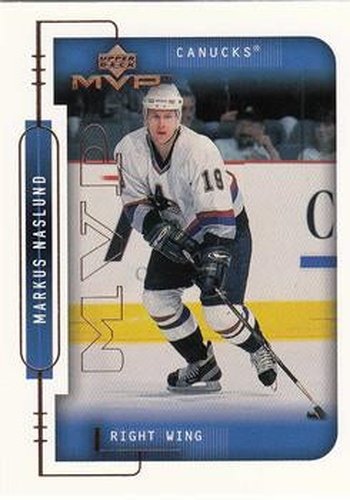 #206 Markus Naslund - Vancouver Canucks - 1999-00 Upper Deck MVP Hockey