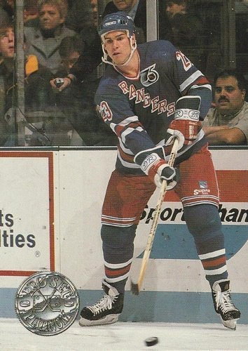 #206 Jeff Beukeboom - New York Rangers - 1991-92 Pro Set Platinum Hockey