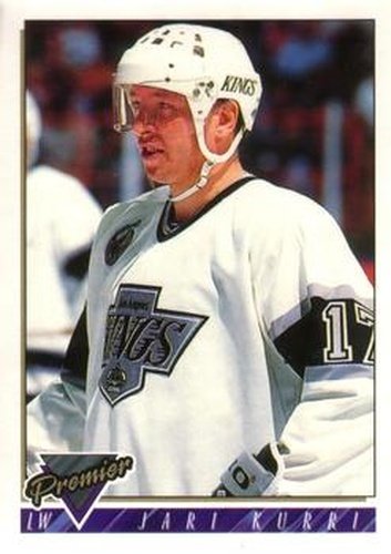 #206 Jari Kurri - Los Angeles Kings - 1993-94 O-Pee-Chee Premier Hockey