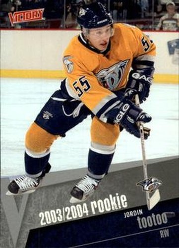 #206 Jordin Tootoo - Nashville Predators - 2003-04 Upper Deck Victory Hockey