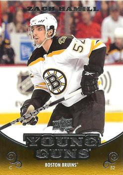 #206 Zach Hamill - Boston Bruins - 2010-11 Upper Deck Hockey