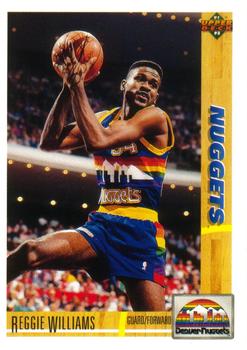 #206 Reggie Williams - Denver Nuggets - 1991-92 Upper Deck Basketball