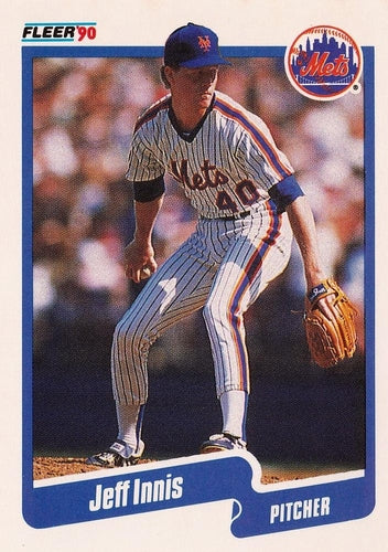 #206 Jeff Innis - New York Mets - 1990 Fleer USA Baseball