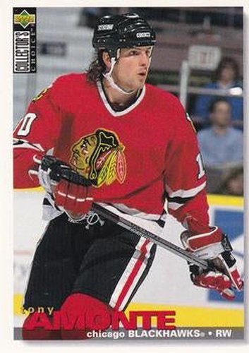#206 Tony Amonte - Chicago Blackhawks - 1995-96 Collector's Choice Hockey