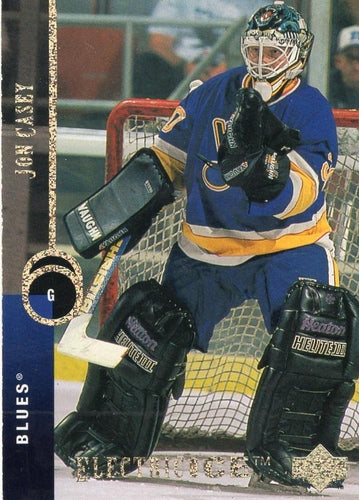 #206 Jon Casey - St. Louis Blues - 1994-95 Upper Deck Hockey - Electric Ice