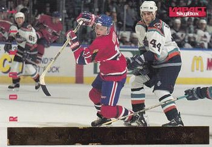 #206 Saku Koivu - Montreal Canadiens - 1995-96 SkyBox Impact Hockey