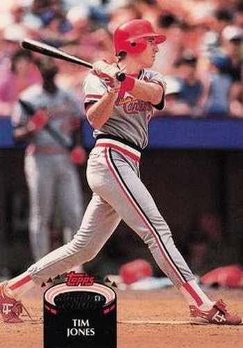 #206 Tim Jones - St. Louis Cardinals - 1992 Stadium Club Baseball