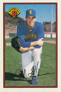 #206 Erik Hanson - Seattle Mariners - 1989 Bowman Baseball