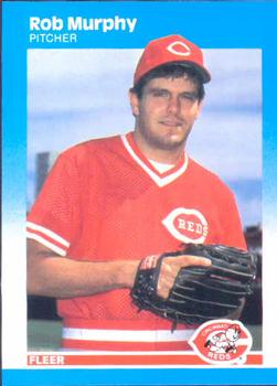 #206 Rob Murphy - Cincinnati Reds - 1987 Fleer Baseball