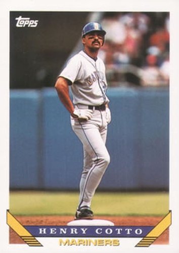 #206 Henry Cotto - Seattle Mariners - 1993 Topps Baseball
