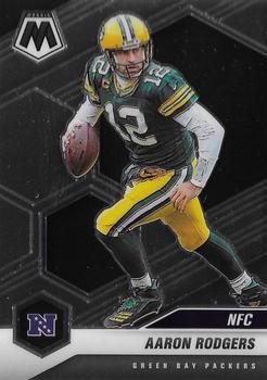 #206 Aaron Rodgers - Green Bay Packers - 2021 Panini Mosaic Football