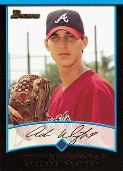 #206 Adam Wainwright - Atlanta Braves - 2001 Bowman Baseball