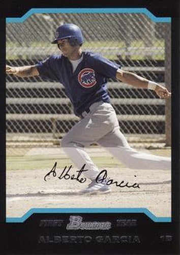 #206 Alberto Garcia - Chicago Cubs - 2004 Bowman Baseball