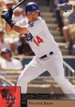 #206 Chin-Lung Hu - Los Angeles Dodgers - 2009 Upper Deck Baseball