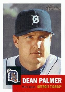 #206 Dean Palmer - Detroit Tigers - 2002 Topps Heritage Baseball