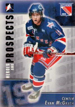 #206 Evan McGrath - Kitchener Rangers - 2004-05 In The Game Heroes and Prospects Hockey