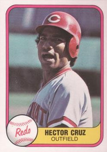 #206 Hector Cruz - Cincinnati Reds - 1981 Fleer Baseball