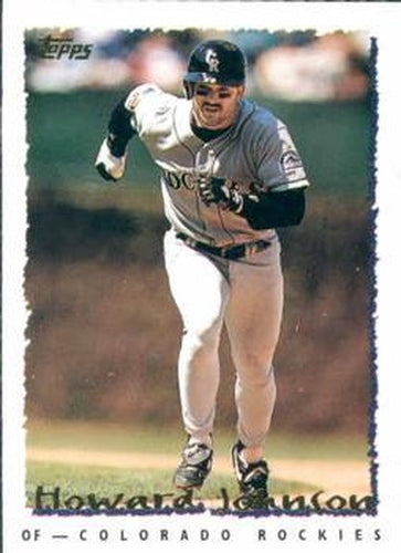 #206 Howard Johnson - Colorado Rockies - 1995 Topps Baseball