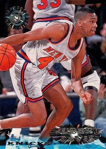 #206 Hubert Davis - New York Knicks - 1995-96 Stadium Club Basketball