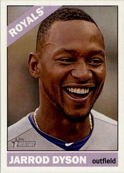 #206 Jarrod Dyson - Kansas City Royals - 2015 Topps Heritage Baseball