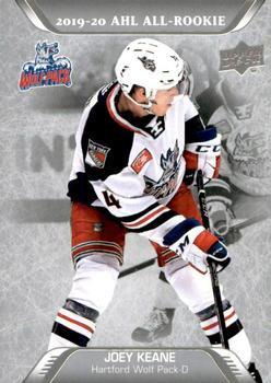 #206 Joey Keane - Hartford Wolf Pack - 2020-21 Upper Deck AHL Hockey