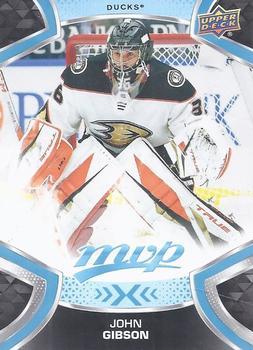 #206 John Gibson - Anaheim Ducks - 2021-22 Upper Deck MVP Hockey