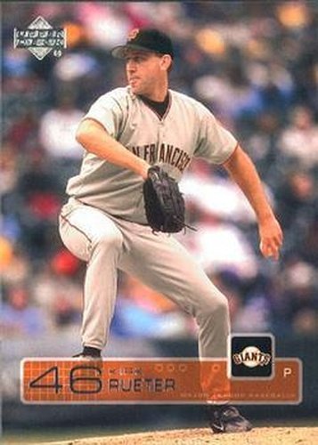 #206 Kirk Rueter - San Francisco Giants - 2003 Upper Deck Baseball