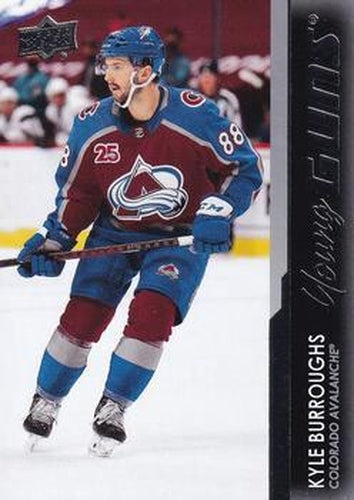 #206 Kyle Burroughs - Colorado Avalanche - 2021-22 Upper Deck Hockey