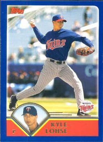 #206 Kyle Lohse - Minnesota Twins - 2003 Topps Baseball