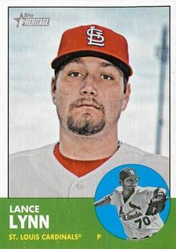 #206 Lance Lynn - St. Louis Cardinals - 2012 Topps Heritage Baseball